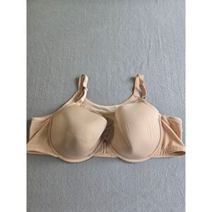 Torrid Front-Closure Underwire Bra Womens 46B Beige Back Smoothing Mesh 16478701